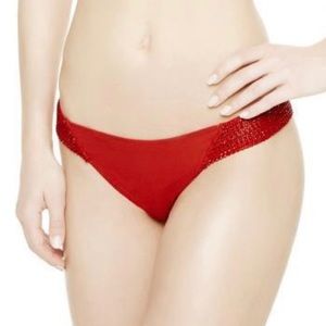 LA PERLA Glimmering Soutache Beaded Bikini Bottom NWT